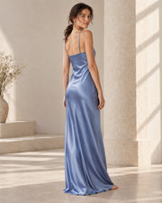 Élan Stretch Mulberry Silk Slip Dress