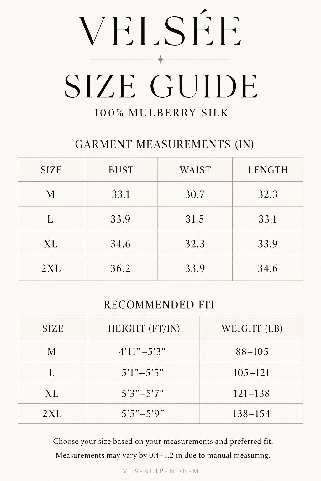 Size Guide
