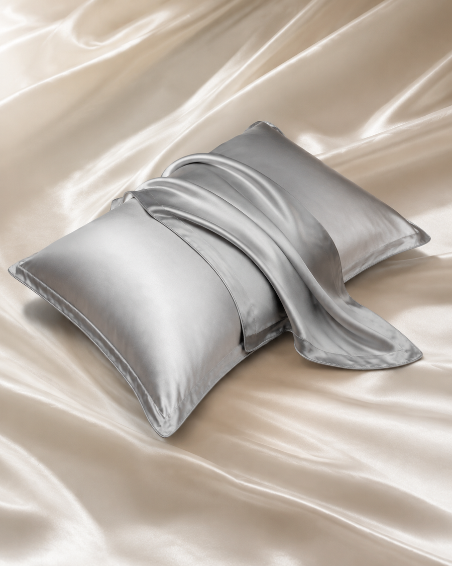 VELSÉE 40 Momme 100% 6A Mulberry Silk Pillowcase – Luxury Double-Sided Silk Pillow Cover for Hair & Skin