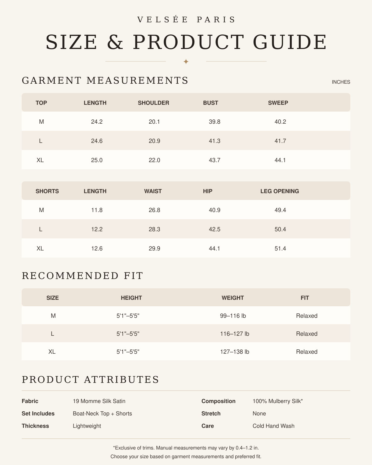 Size Guide