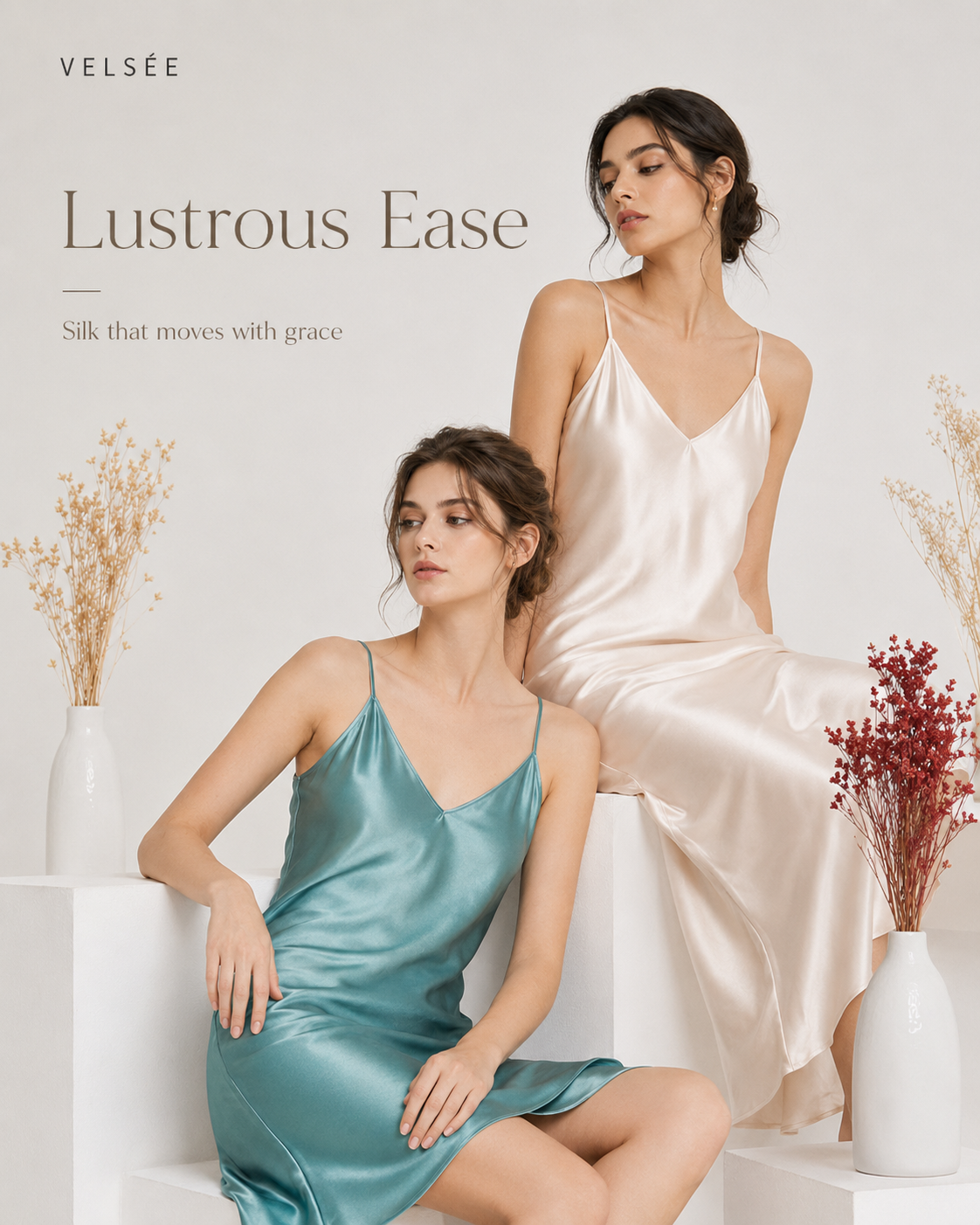 Classic Mulberry Silk Slip Dress — 19 Momme