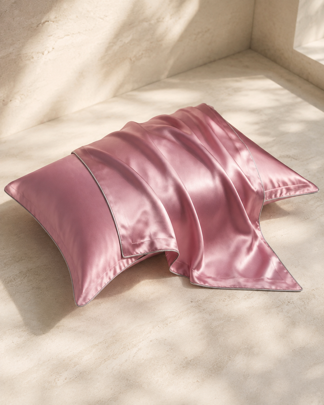 VELSÉE 40 Momme 100% 6A Mulberry Silk Pillowcase – Luxury Double-Sided Silk Pillow Cover for Hair & Skin