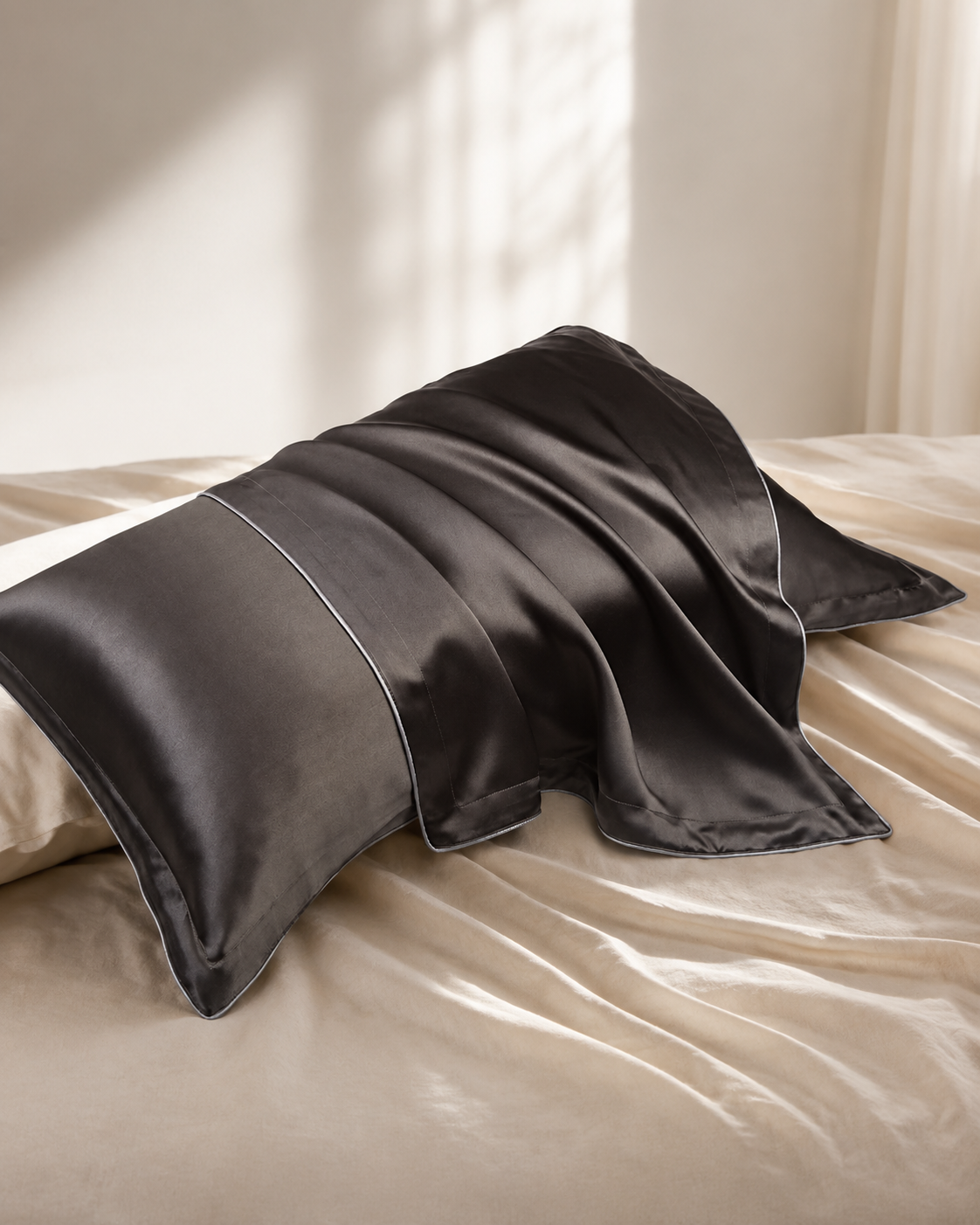 VELSÉE 40 Momme 100% 6A Mulberry Silk Pillowcase – Luxury Double-Sided Silk Pillow Cover for Hair & Skin