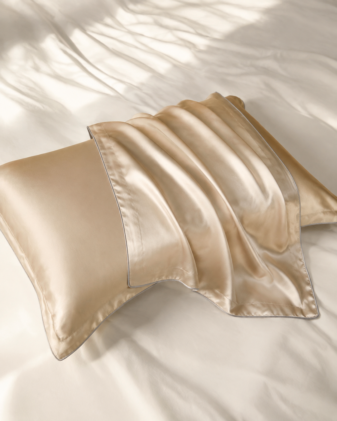 VELSÉE 40 Momme 100% 6A Mulberry Silk Pillowcase – Luxury Double-Sided Silk Pillow Cover for Hair & Skin