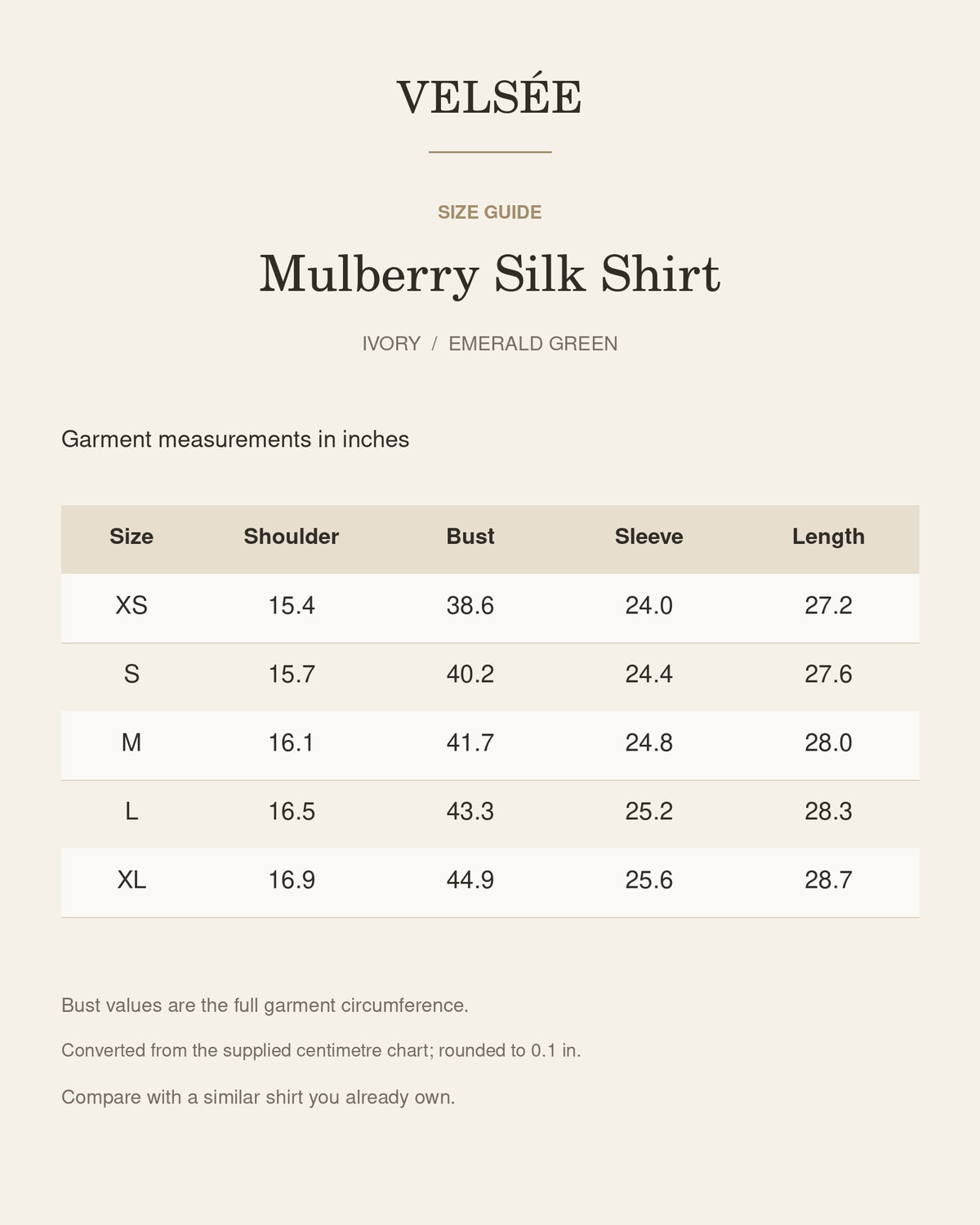 Size & Fit