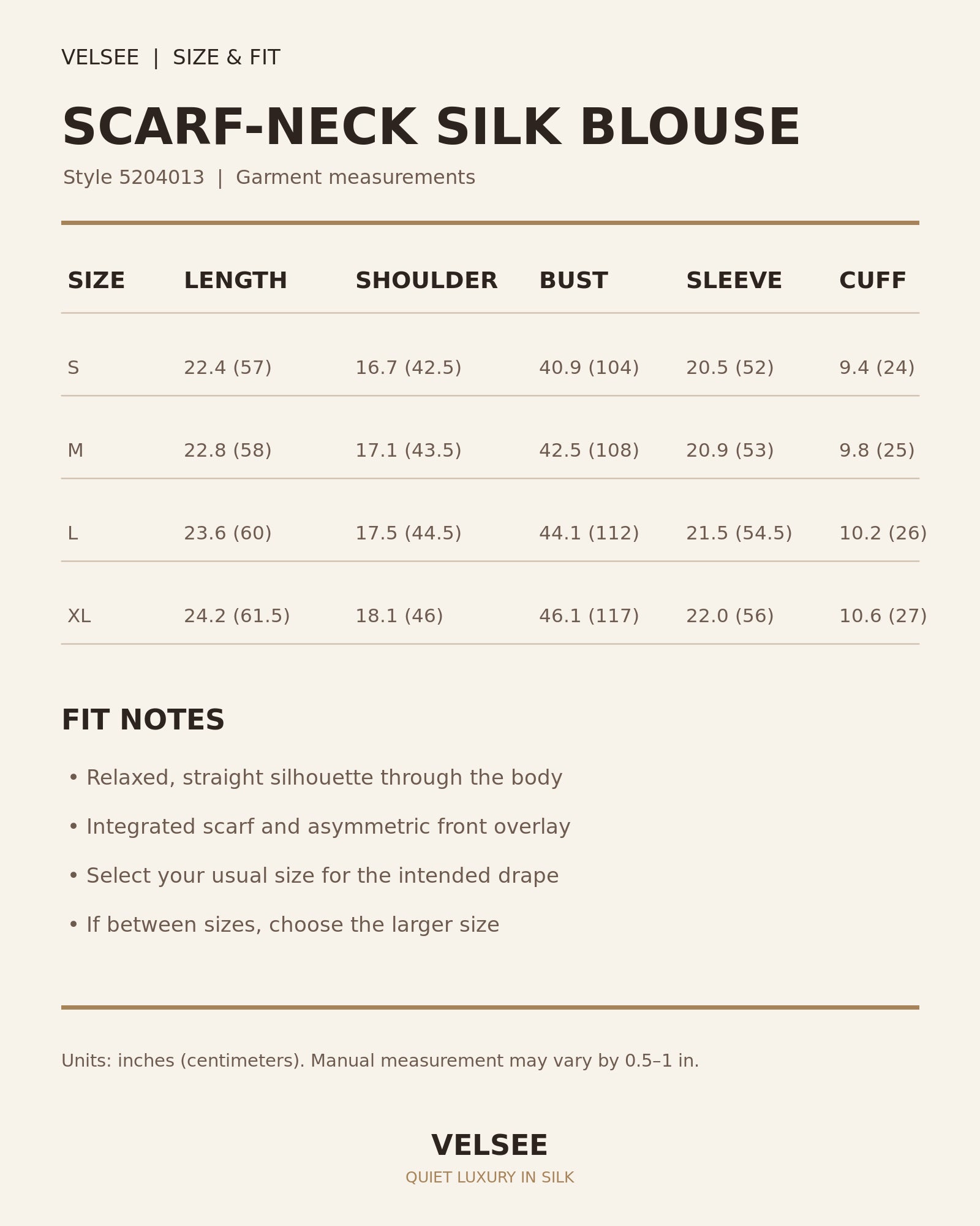 Size Guide