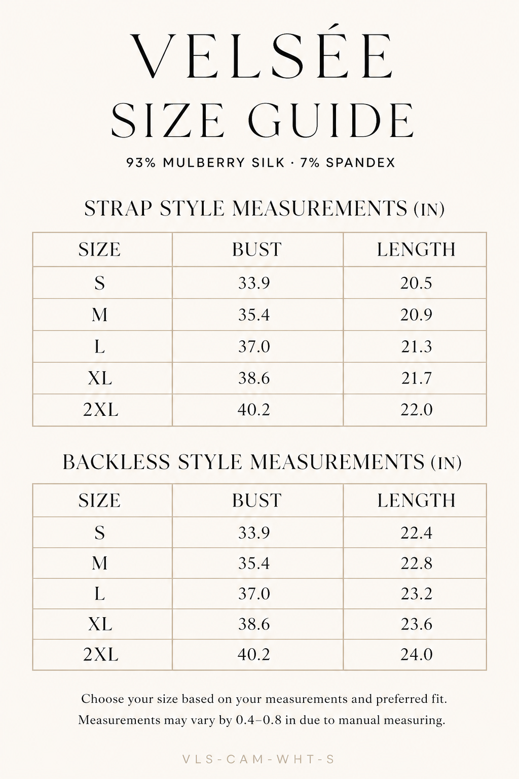 Size Guide