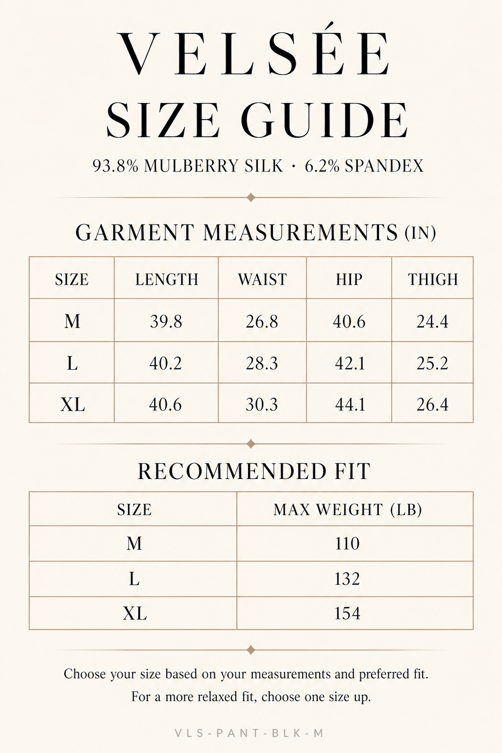 Size Guide