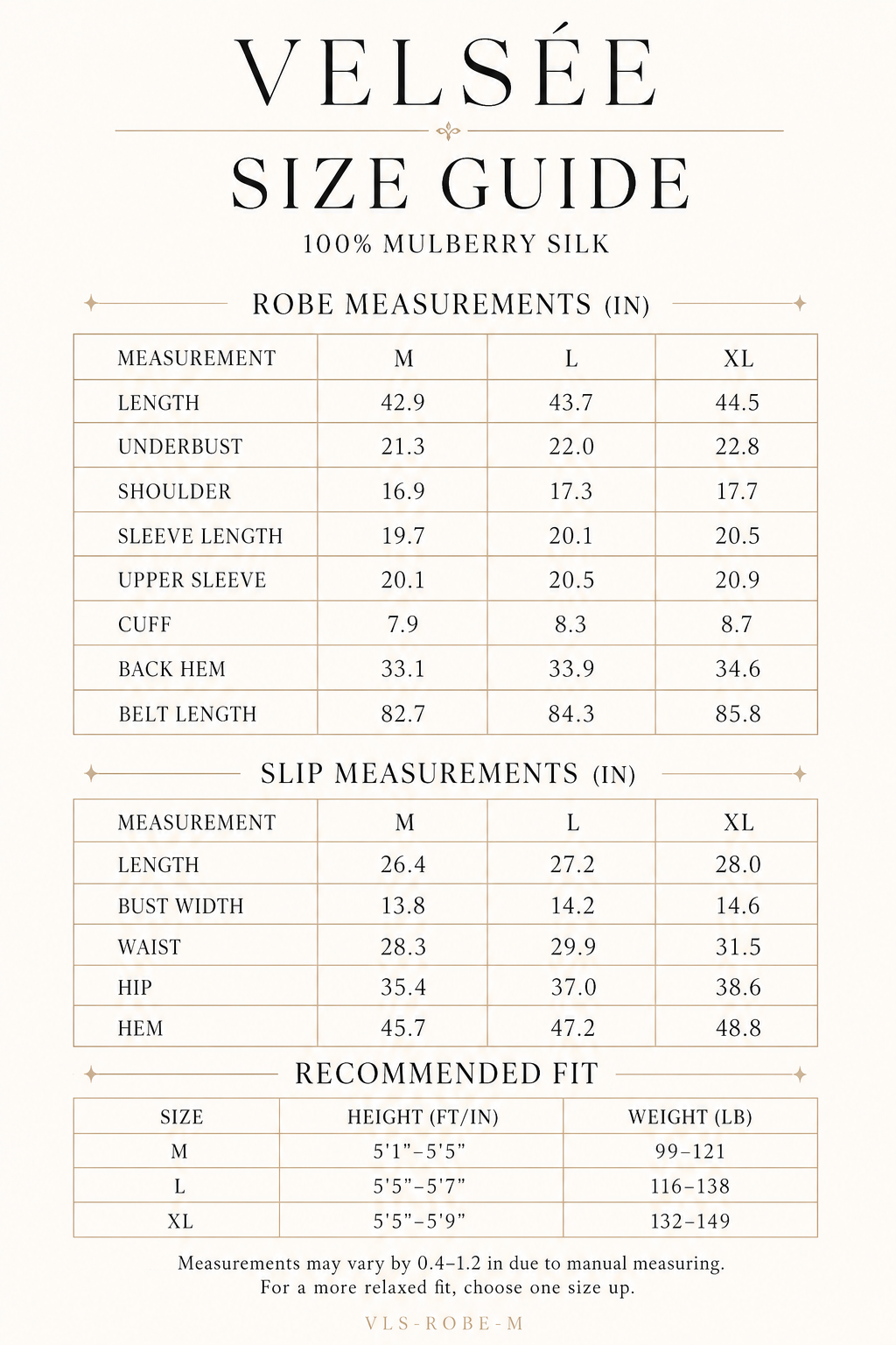 Size Guide